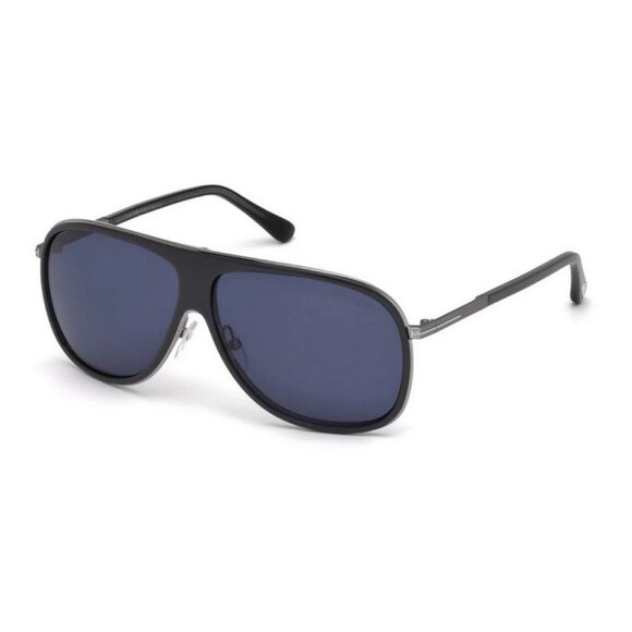 NEW TOM FORD SUNGLASSES GRAY MEN AVIATOR EYEWEAR - Picture 1 of 3